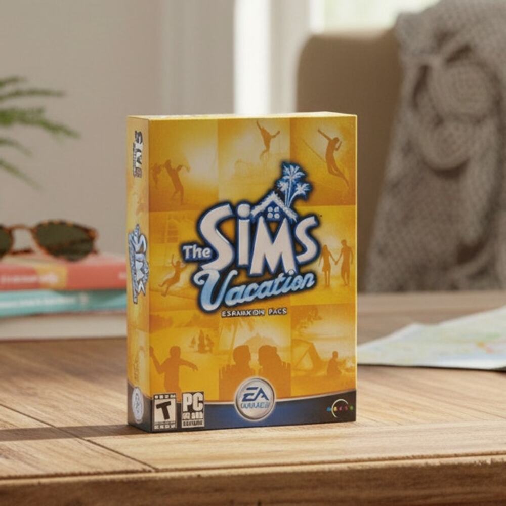 The Sims Vacation Expansion Pack PC Game Windows 2002 with Box